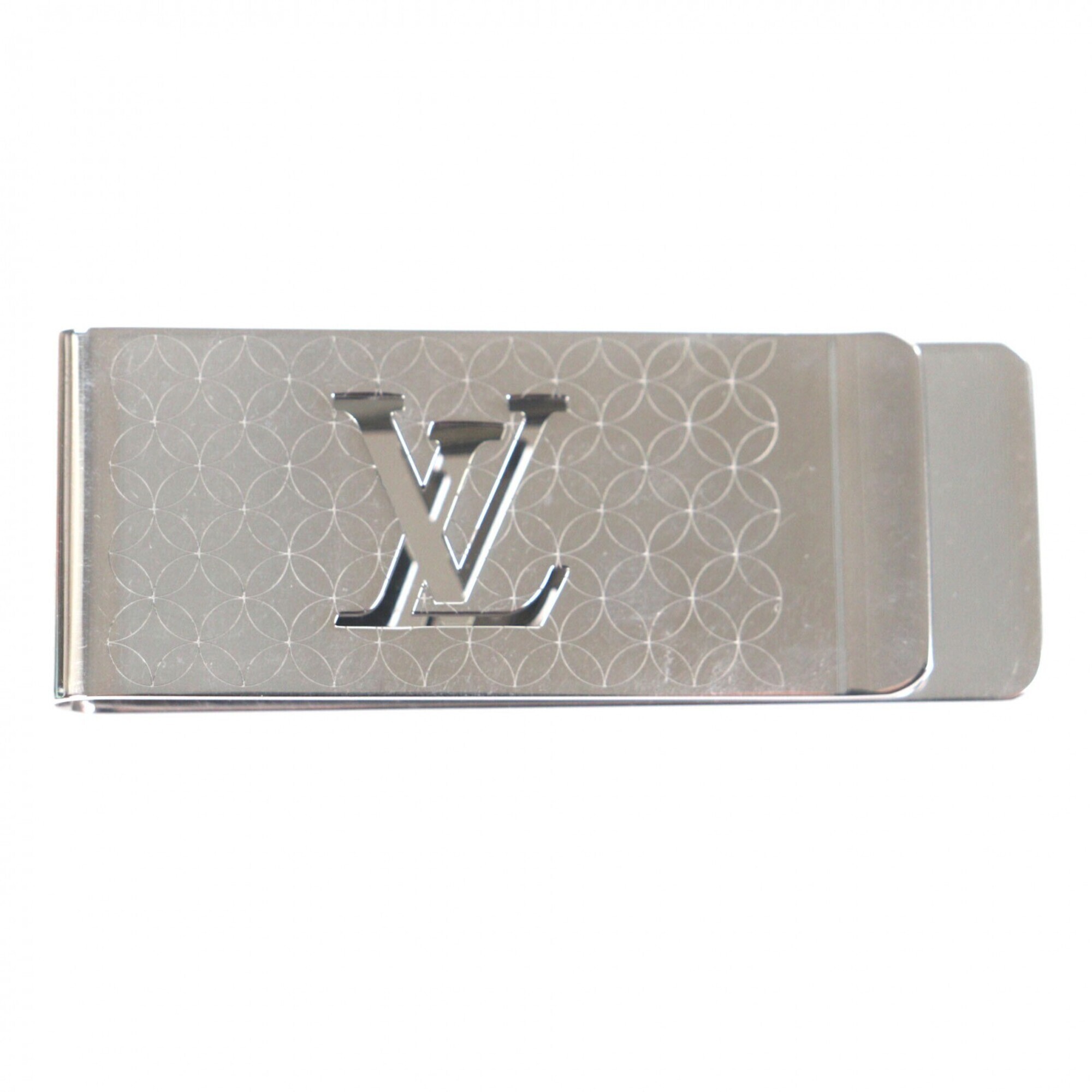 Louis Vuitton M65041 Bill Clip Champs-Lyses Money Silver With Dust Bag Made...